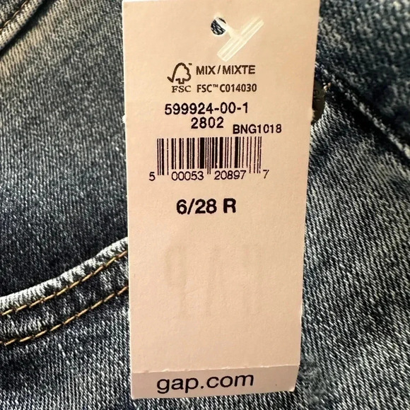 Gap True Skinny Ankle Mid Rise Denim NEW WITH TAGS - Picture 8 of 13
